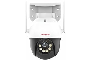MANOMAY Protect Pro 3MP 4G SIM Security Camera [STQC Approved] 360° Outdoor Pan Tilt CCTV, Smart AI Human Auto Tracking, Color Night Vision, Two-Way Audio, IP66 Waterproof, Alexa, 256GB Memory Card