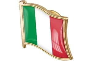 RULUTI Bandiera Italiana Pin Badge Di Metallo Spilla Spilla Italiana Bandiera Nazionale Emblema Badge Accessori Novità
