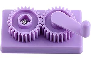 HILITAND Piegatore per quilling azionato a mano, strumento per la fabbricazione di forme a forma di onda di scivolamento in carta plastificata per DIY Craft Origami, viola
