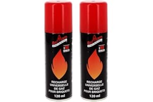 2 Bouteilles gaz belflam 120 ML