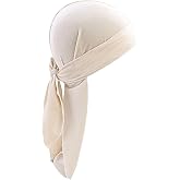 Unisex Kadife Durag Bandana, Uzun Kuyruklu,Sa&ccedil; Bandı