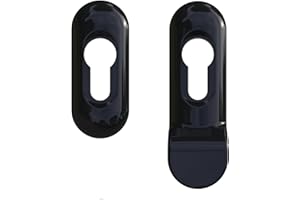 Ultion Sweet Slim Escutcheon Keyhole Cover (Black, Pull)