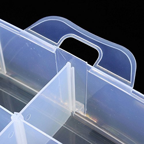 LUCKYFINE 3 Schichten Sortierbox Schmuck Boxen Aufbewahrungsbox Sortierkasten Plastik - 7