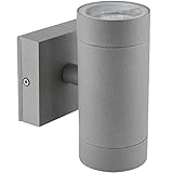 TOLLE FUNKTIONEN: Es strahlt je ein LED GU10 Leuchtmittel nach oben und unten und erzeugt somit den Up & Down Effekt