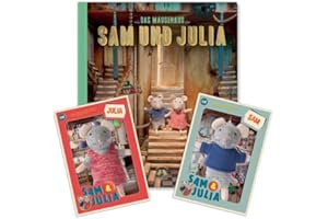 The Mouse Mansion Sam & Julia - Paket: Entdecke das Mäusehaus – enthält: 1 Buch und 2 Kuscheltiere Sam und Julia 12cm – für Kinder jeden Alters