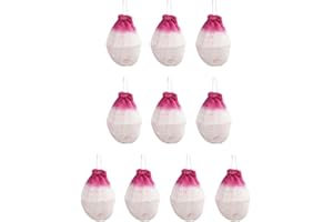 perfk 10 Pcs Manchon Lanterne, Accessoires Lanterne, Manchon Lampe Camping Gaz, Manchons De Lampe à Gaz, Manchon D'éclairage Au Gaz pour Lampes D'extérieur