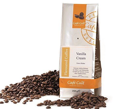 Café Aromatizado Sabor Crema de Vainilla 1Kg en grano 100% Arábica