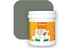 1000 TEINTES Peinture écologique Natura Linéa® Camouflage Vert Olive (Côté Apiculture 4103) Ruche SATIN pour 12 m² - 1.00 L