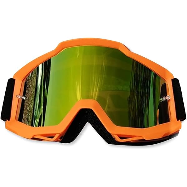 Maschera Da Cross Unisex 100% Accuri 2 | Lente Antiappannante, Spugna Traspirante 3 Strati | Taglia Unica