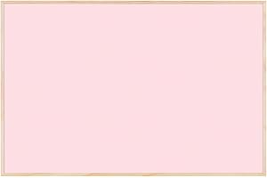 Bi-Office Tableau Magnétique Earth New Basic Peony, 58,5 x 38,5 cm, Surface en Acier Laqué, Cadre en Pin Naturel