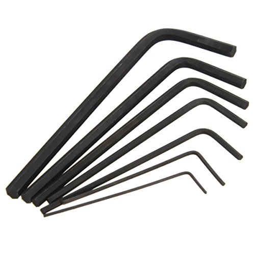 7 PCS Mini Inbusschlüssel Satz 0.7mm/0.9mm/1.3mm/1.5mm/2mm/2.5mm/3mm metrisch - 4