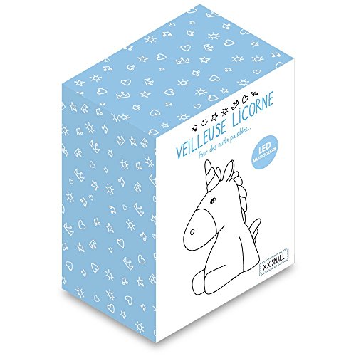 LED Nachtlicht Dekofigur EINHORN weiss farbwechselnd - 4