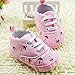 Etosell Baby Girl's Embroidered Flower Soft Cotton Crib Shoes Prewalkers Shoes