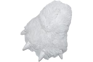 Millffy Zapatillas Divertidas Oso Grizzly Peluche Animal Peludo Garra Paw Zapatillas Niños, Niños y Adultos Disfraz Calzado