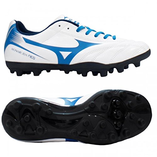 MIZUNO MONARCIDA NEO AG BIANCO-BLU - Scarpe da calcio e calcetto uomo P1GA1725-27