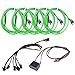 Produktbild Neon Beleuchtung 1m EL Kabel Wire mit DC 12V Kontroller Flexibel Wasserdicht Innenbeleuchtung für Weihnachten Halloween Partys Kostüm Autos Dekor Geschenk
