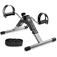 Healthex Pedal Bike Mini Cycle Exerciser Bike for Home Gym | Foldable Exercise Bike Indoor Fitness Resistance Suitable for Light Exercise of Legs, Arms, Physiotherapy at Home (Silver) (Pedal Bike)