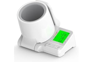 HEALTHTREE Monitor automatico di pressione sanguigna del braccio superiore per uso domestico,Misuratore di pressione arteriosa,Misuratore della pressione arteriosa del tubo del braccio Modalità utente doppio