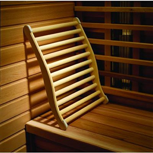 Ergonomische Ruekenlehne-Relax fuer infrarot- und Saunakabinen, aus bestem laubholz.