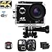 Produktbild Action Kamera Ultra HD 4k , WIFI-Videokamera ,2 Zoll LCD-Bildschirm, bis zu 30 Meter Unterwasser-Kameras, Diagonale 170 ° Weitwinkel 150 °, externes Mikrofon 20MP Sport Kamera,2.4G Fernbedienung,EIS,2Pcs Akkus und Installations-Kits