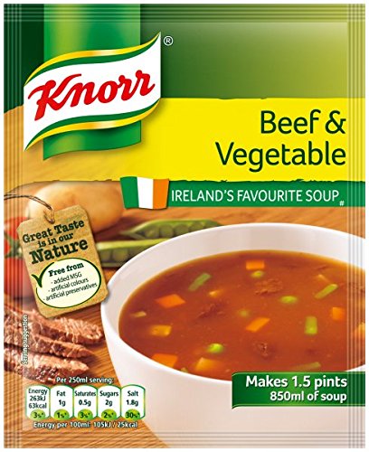 Preisvergleich Produktbild Knorr Beef & Vegetable Soup taste of ireland 14X60GRM