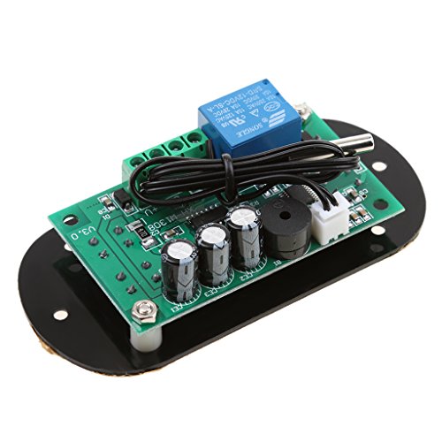 MagiDeal DC 12V Elektronik Thermostat Temperaturregler Xh-w1308 Diy – Rot - 4