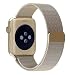 Produktbild Für Apple Watch Armband 38mm, VIKATech Milanese Schlaufe Edelstahl Smart Watch Armbänder mit einzigartiger Magnetverriegelung ohne Schnalle für Apple Watch Armband 38mm Series 1 / 2 / 3, Sport, Edition, Nike+, Gold