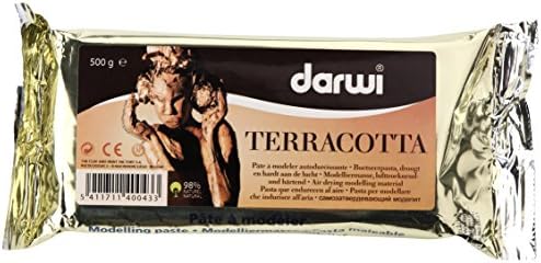 DARWI 1-Piece Clay TERRACOTTA 250 G, RED