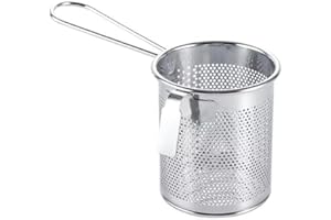 CARPANGO Stainless Steel Mesh Strainer, Hot Pot Leakage Net for Cooking and Straining Tasks (B)