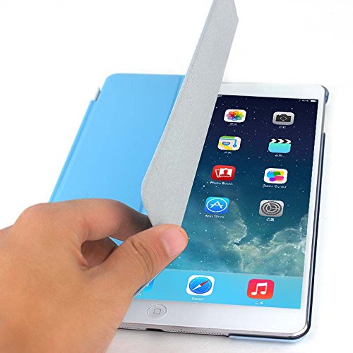 Apple Ipad Ultra Slim Auto Sleep Wake UP Standfunktion Hülle Tasche Case Schutzhülle Lederhülle Etui Skin Smartcover Zubehör Schale (Apple Ipad 9.7″ 2017, Schwarz) - 3