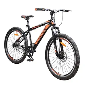 LUISTONE Cycle 26 Inches with Dual Disc Brake, Front Steel Suspension, Single Speed Unisex Cycle (12+ Years) I Frame Size: 18