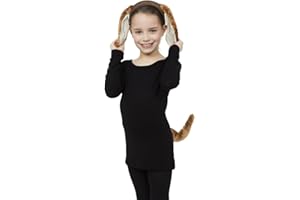 BRISTOL NOVELTY Dark Brown Dog Disguise Kits - Charming Design, Perfect for Parties, Halloween, World Book Day, Cosplay, & Dress-up