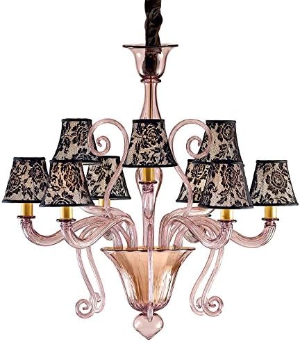 Il PARALUME Mara Marina Murano Glass Chandelier in Polished Gold | Hand Made in Italy Light Luster Classic