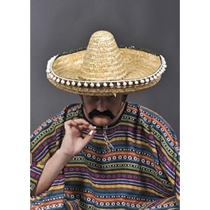 Sombrero paja mexicano auténtico