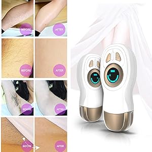 Woolala Small Electric Hair Removal Tool Blue-ray Heat Travel Epilator Painless for Face, Hair and Body - Image 5