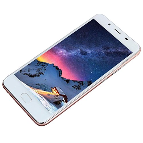 Smartphone cellulare 5.5 '' Ultra sottile androide 5.1Quad-Core 3G + 32G 4G / GSMÂ  Wi-Fi Bluetooth doppio Dual Smartphone cellphone Rawdah (Oro rosa)