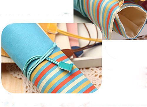 Cosanter Estuche Escolar de Chicas Bolso Caso de Smiley de la Historieta Caja de L piz de Enrollable de Lona Color Azul 23 5X19 5CM reviews Cosanter Estuche Escolar de Chicas Bolso Caso de Smiley de la Historieta Caja de L piz de Enrollable de Lona Color Azul 23 5X19 5CM