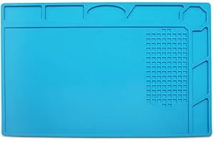 Alfombrilla de soldadura SPTwj 500 ℃ Alfombrilla de silicona aislante resistente al calor Alfombrilla de soldadura antiestática para soldar Soldadura herramienta de reparación Padt de soldadura