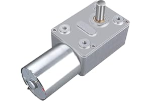 WALFRONT DC 12V Reversible High Turbo Worm Gear Box Reduction Electric Motor(20RPM)