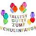 Produktbild Schulanfang Deko Schuleinführung Girlande Zuckertüte Luftballons Bunte Nanbance Dekoration zur Schuleinführung Einschulung Deko Set