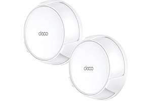 XLTTYWL Deco Kit de montage mural WiFi 7, Deco BE23/BE25/BE3600/BE5000, support de montage pour routeur optimise l'espace et la gestion des câbles pour système Wi-Fi maillé TP Deco 7 double bande WiFi