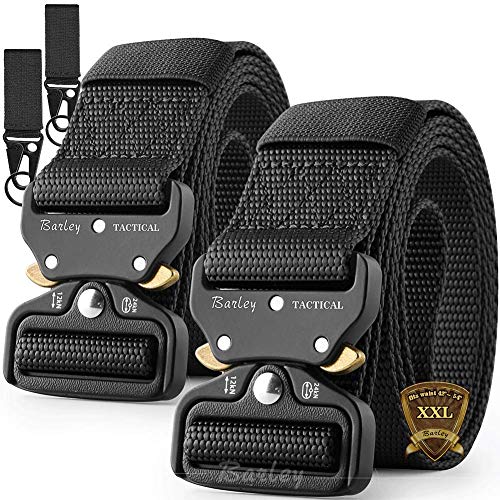 Men Tactical Belt, Large Size Military Heavy Duty Belt Nylon Belt with Quick-Release Metal Cobra Buc Men Tactical Belt, Large Size Military Heavy Duty Belt Nylon Belt with Quick-Release Metal Cobra Buc