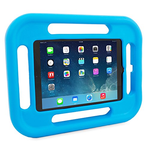 Snugg Kinder iPad Mini 1 und Mini 2 Hülle in Blau mit lebenslanger Garantie - stoß- und fallfestes Case aus EVA für Apple iPad Mini 1 und Mini 2