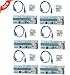 Produktbild longxi (6 Pack) PCI-E PCI 1 x zu 16 x PCIe USB 3.0 Express Riser Karte GPU Grafikkarte Crypto Währung Bergbau & # xff08; PCIe 6pin + Molex 4pol + SATA 15pol Netzteil & # xff09; 3 Arten von Schnittstelle Netzteil