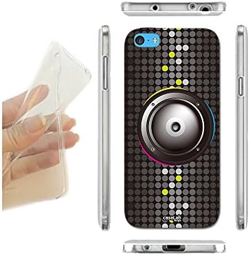 SLIM CASE COVER CASSA AUDIO COLOR FOR IPHONE 5C TPU