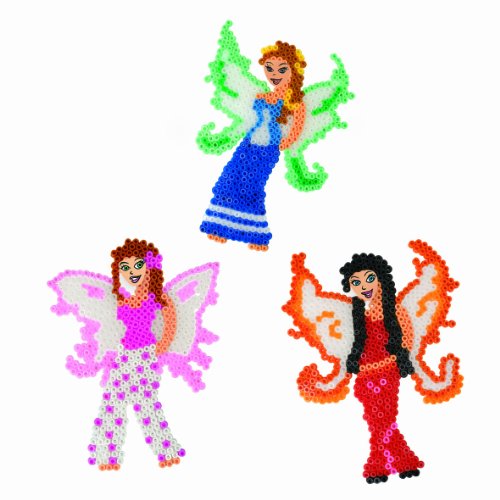 Imagen 4 de SES Deutschland 6104 - Juego de perlas para planchar (brillan en la oscuridad), diseño de hadas