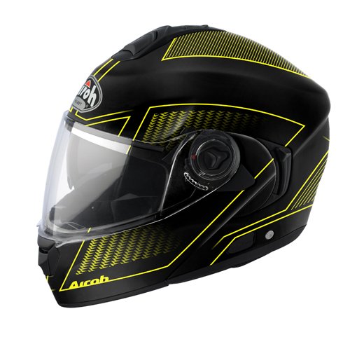 Airoh casco rdla31 Rides, tierra, color amarillo, tamaño 2 X L