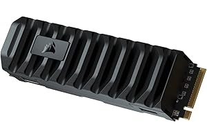 Corsair MP600 PRO XT 2 To Disque SSD M.2 NVMe PCIe Gen4 x4 (Vitesses de Lecture Séquentielle jusqu'à 7 100 Mo/s et Vitesses d'écriture de 6 800 Mo/s, TLC NAND Haute Densité, Format M.2 2280) Noir