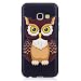 Produktbild Samsung Galaxy Hüllen, Hozor Dünne Weiche TPU Silikon Handyhülle Schutztasche Back Cover Gemalt Geprägt Muster Schutzhülle Etui für Samsung Galaxy A3 2017 / A320 4.7 zoll - Große Augen Eule