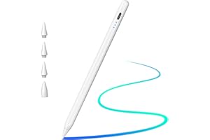 Cisteen Pro Stift für iPad 2022–2018 mit LED-Anzeigen,Neigungssensor,Stylus Stift für Apple iPad 10/9/8/7/6. Generation,iPad Air 5./4./3. Generation,iPad Pro 11&12,9 Zoll,iPad Mini 6/5. Generation